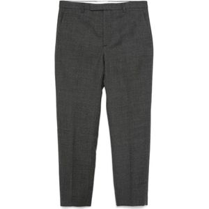 Gucci, Heren, Broeken, Grijs, Maat: L Wol,
