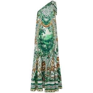 Camilla, Dames, Jurken, Veelkleurig, Maat: Xs/S Zijde,