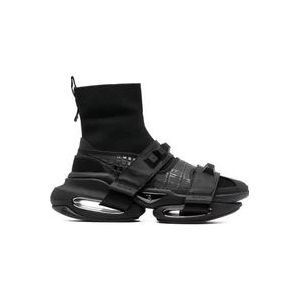 Balmain Sneakers , Black , Heren , Maat: 45 EU