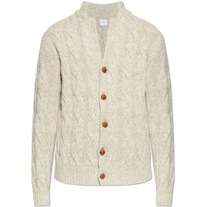 Eleventy, Heren, Truien, Beige, Maat: S Wol,