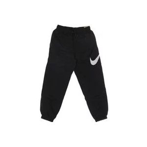 Nike Essential Woven Pant HBR - Zwart/Wit , Black , Dames , Maat: L