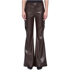 Gaudi, Dames, Broeken, Bruin, Maat: S Poliester,