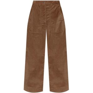 Etro, Dames, Broeken, Bruin, Maat: M Corduroy,