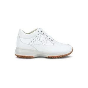 Hogan Witte Leren Interactive Sneakers , White , Dames , Maat: 36 EU