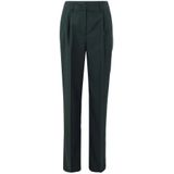 Zero - Straight Trousers - Groen - Dames - Rechte Pijp
