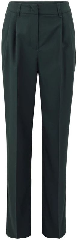 Zero - Straight Trousers - Groen - Dames - Rechte Pijp