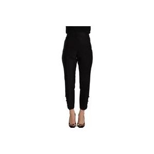 Dsquared2 Cropped Broeken , Black , Dames , Maat: XS