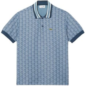Lacoste, Heren, Tops, Blauw, Maat: XL Katoen,