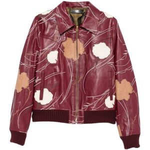 Amiri, Heren, Jassen, Veelkleurig, Maat: 3XL Leer,