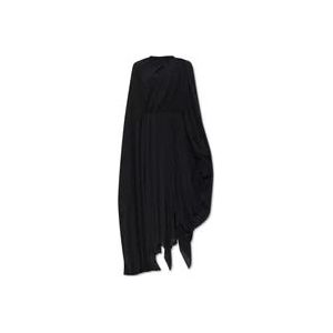 Balenciaga Asymmetrische jurk #;All In Dress#; , Black , Dames , Maat: 2XS
