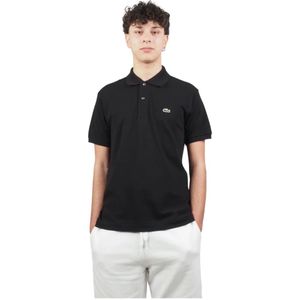 Lacoste, Heren, Tops, Zwart, Maat: M Katoen,