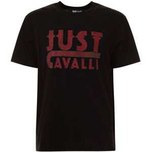 Roberto Cavalli, Heren, Tops, Zwart, Maat: M