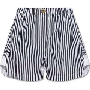 Sportmax, Dames, Korte broeken, Grijs, Maat: XS Katoen,