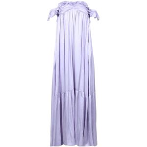 Aniye By, Dames, Jurken, Paars, Maat: M Satijn,