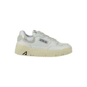 Autry CLC Leren Basketbalsneakers , White , Dames , Maat: 41 EU