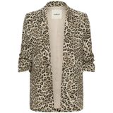 Soaked in Luxury - SLShirley Printed Blazer - Bruin - Dames
