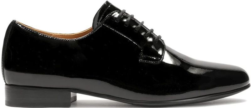 Kazar - Dames Veterschoenen - Zwart - Leer - Gelakt Half