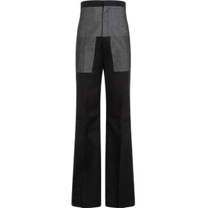 Rick Owens, Heren, Broeken, Zwart, Maat: L Katoen,