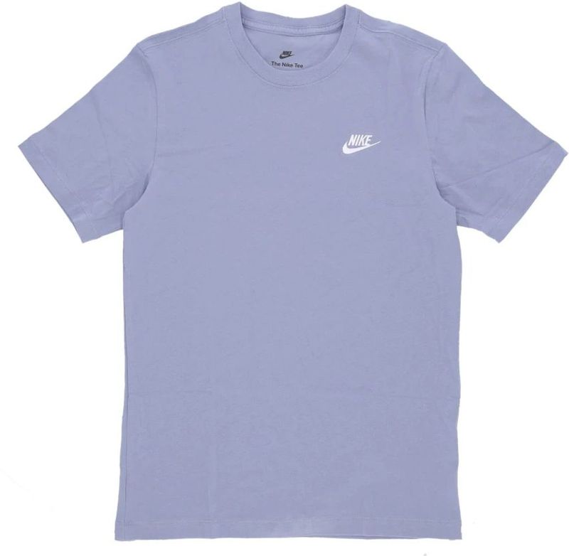 Nike - Elegante Club Tee - T-shirt - Blauw - 100% Katoen