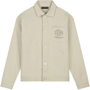 Black Bananas - Twill Worker Jacket - Beige - Heren - Polyester
