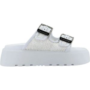Casadei, Dames, Schoenen, Wit, Maat: 40 EU Leer,