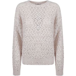 Moorer, Dames, Truien, Wit, Maat: S