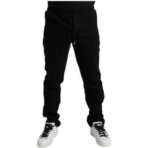 Dolce & Gabbana - Joggerbroek - Zwart - Katoen