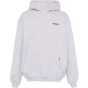 Represent, Heren, Sweatshirts & Hoodies, Grijs, Maat: M Katoen,
