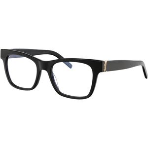 Saint Laurent - Optical Glasses - Zwart - Acetaat - Vierkante Vorm