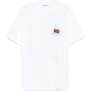 Carhartt Wip, Heren, Tops, Wit, Maat: XL