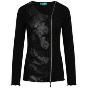 TOOche, Dames, Tops, Zwart, Maat: M Zijde,