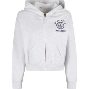 Sporty & Rich, Dames, Sweatshirts & Hoodies, Grijs, Maat: XS Katoen,