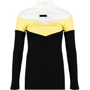 John Richmond - Ribbed Richmond Sport Turtleneck - Coltrui - Zwart