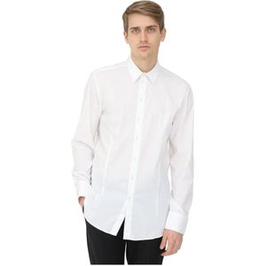 Patrizia Pepe, Heren, Overhemden, Wit, Maat: L Katoen,