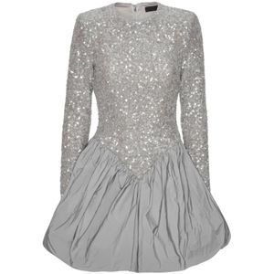 Rotate Birger Christensen, Dames, Jurken, Grijs, Maat: S