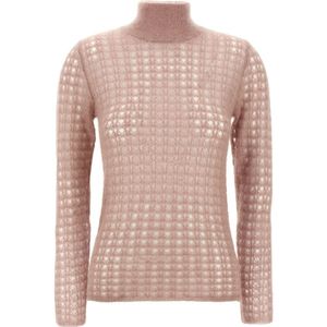 Fabiana Filippi, Dames, Truien, Roze, Maat: 2XS Mohair,