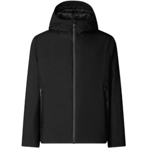 Save The Duck, Heren, Jassen, Zwart, Maat: L Nylon,