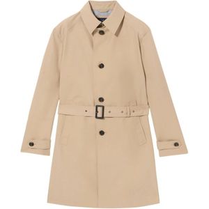 Brooks Brothers, Heren, Mantels, Beige, Maat: L Gabardine,