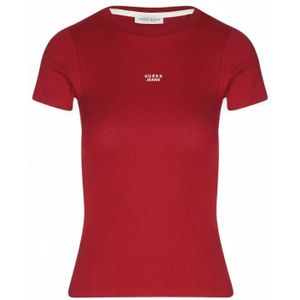 Guess, Dames, Tops, Rood, Maat: XS Katoen,