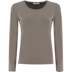 Le Tricot Perugia, Dames, Tops, Bruin, Maat: XL Jersey,