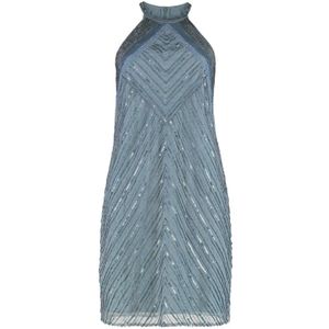 Ralph Lauren, Dames, Jurken, Blauw, Maat: 2XS Poliester,