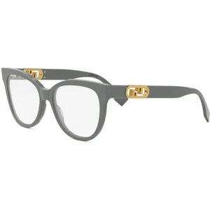Fendi, unisex, Accessoires, Grijs, Maat: 54 MM