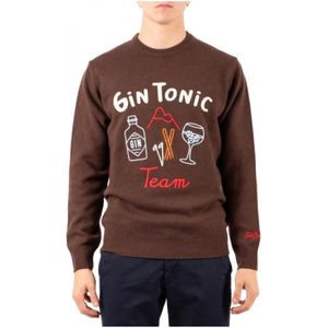 Saint Barth, Heren, Truien, Bruin, Maat: L