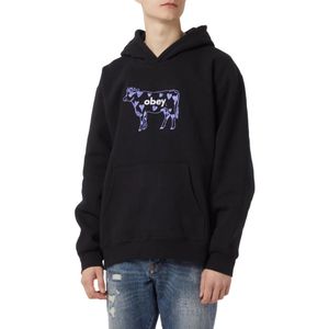Obey, Heren, Sweatshirts & Hoodies, Zwart, Maat: S Katoen,