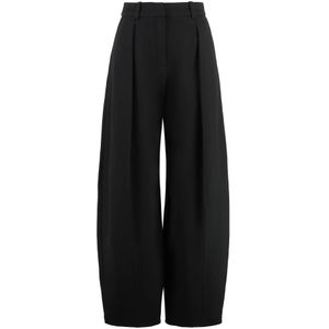 Jacquemus, Dames, Broeken, Zwart, Maat: XS Jersey,