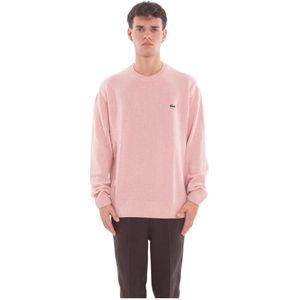 Lacoste, Heren, Truien, Roze, Maat: L Wol,