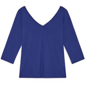 Maliparmi, Dames, Tops, Blauw, Maat: S Jersey,