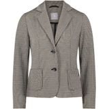 Betty & Co - Korte Blazer - Zwart - Dames - Leer - Lange Mouw