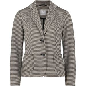 Betty & Co - Korte Blazer - Zwart - Dames - Leer - Lange Mouw
