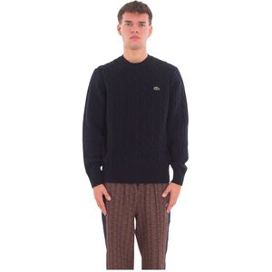 Lacoste, Heren, Truien, Blauw, Maat: XL Wol,